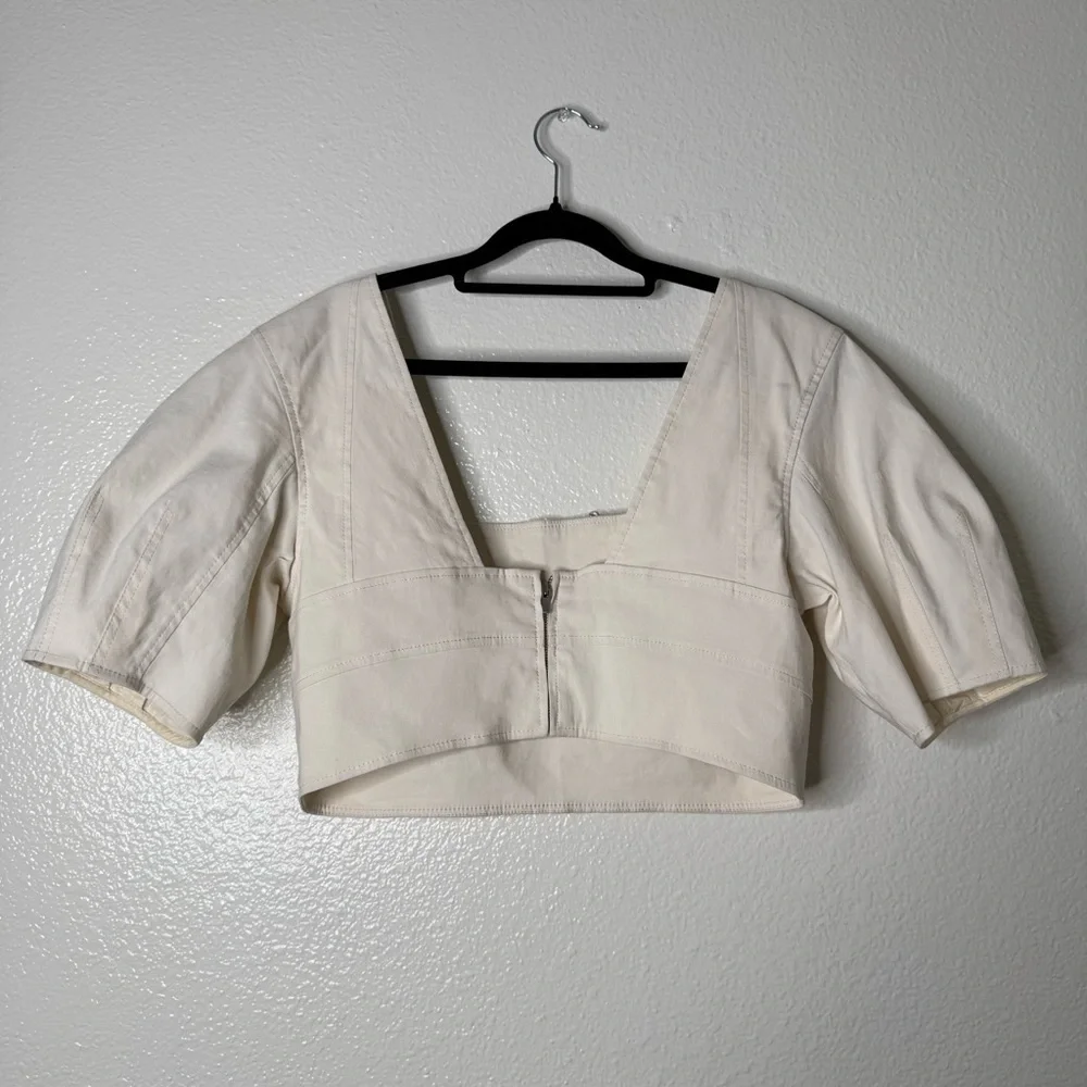 A.L.C. Linen Blend Gianna Top size 12